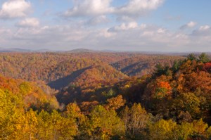 Primland Resort is a destination for golfers, hunters and outdoor enthusiasts. A scenic view from around the property. www.Virginia.org, Virginia Tourism Corporation