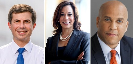 Buttigieg Harris Booker